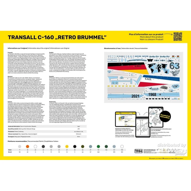 KIT DE DEMARRAGE TRANSALL C-160 RETRO BRUMMEL