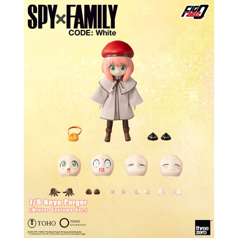 Spy x Family Code: White figurine FigZero 1/6 Anya Forger Winter Costume Ver. 17 cm