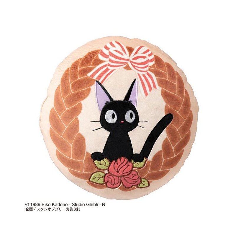 KIKI LA PETITE SORCIERE - Jiji Couronne de pain - Coussin 35x35cm