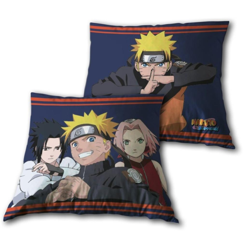 NARUTO SHIPPUDEN - Naruto, Sasuke & Sakura - Coussin 40X40cm