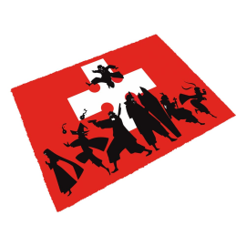 Fire Force paillasson Logo Red 40 x 60 cm