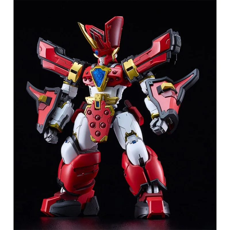 Mado King Granzort figurine Plastic Model Kit Moderoid King's Style Granzort Gold Edition 18 cm