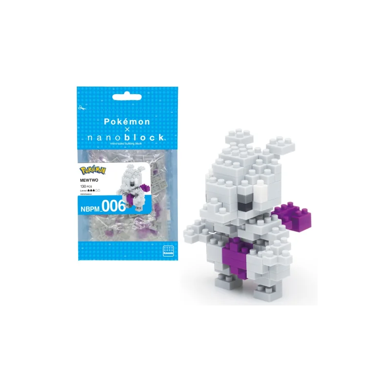 POKEMON - Mewtwo - Figurine Nanoblock 10cm