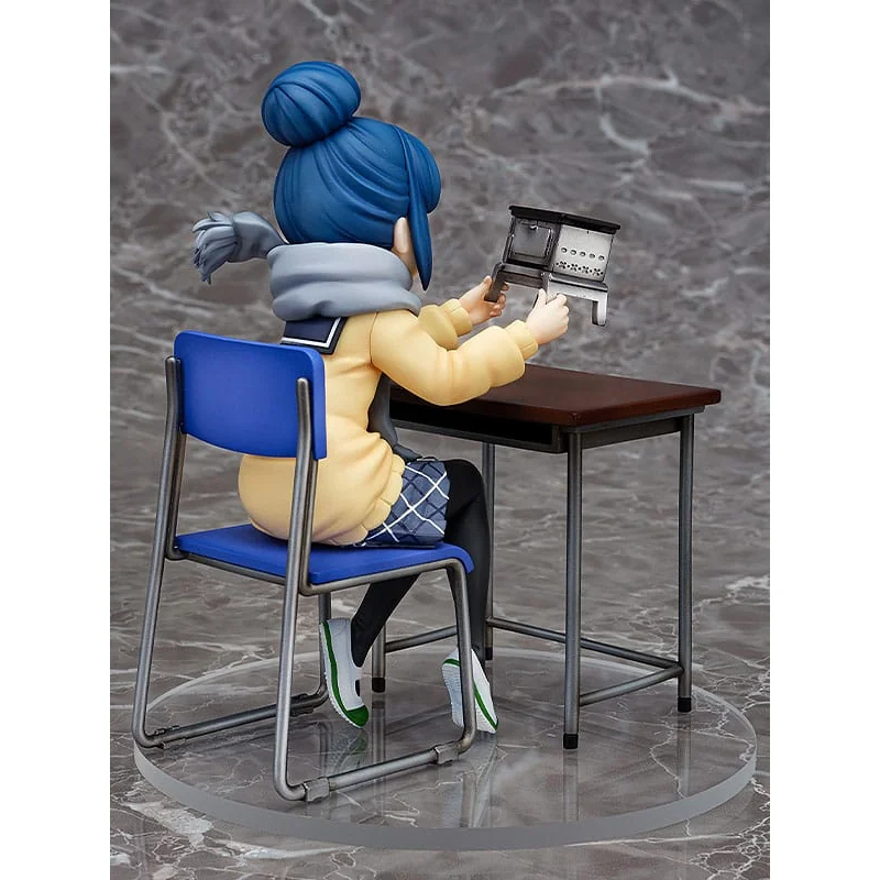 Laid-Back Camp statuette PVC 1/7 Rin Shima: Look What I Bought Ver. 14 cm