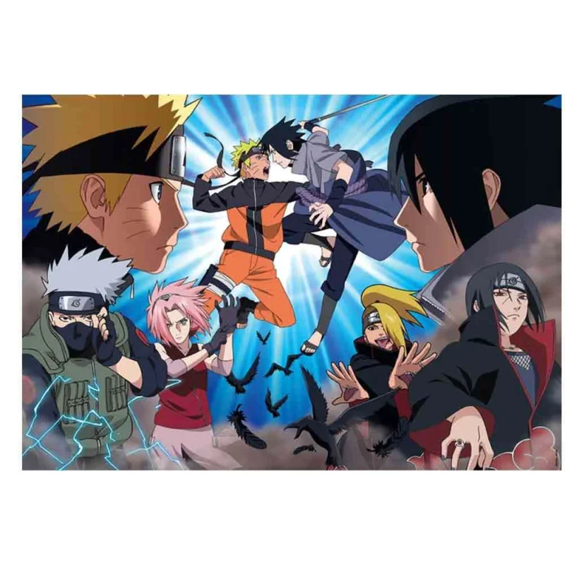 Puzzle 500 Cubes Anime Naruto Shippuden Clementoni