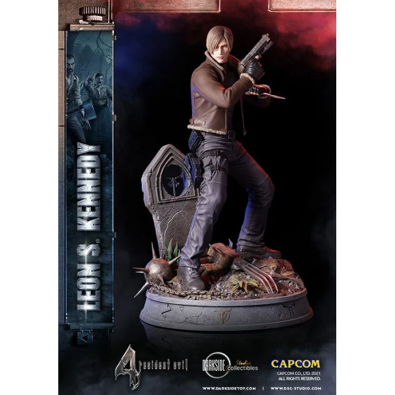 Resident Evil statuette Premium Leon Kennedy 50 cm