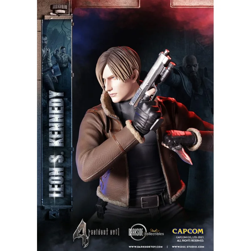 Resident Evil statuette Premium Leon Kennedy 50 cm