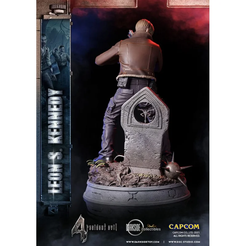 Resident Evil statuette Premium Leon Kennedy 50 cm