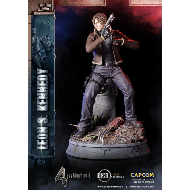 Resident Evil statuette Premium Leon Kennedy 50 cm