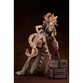 Original Character statuette PVC 1/7 Battle Maid Different Species Leopard Cat Maria Deluxe Edition 24 cm