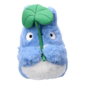 MON VOISIN TOTORO - Totoro Bleu avec feuille - Peluche Nakayoshi