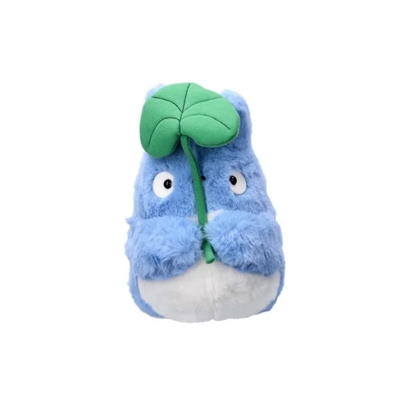 MON VOISIN TOTORO - Totoro Bleu avec feuille - Peluche Nakayoshi