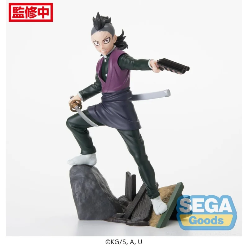 Demon Slayer: Kimetsu no Yaiba Xross Link Anime statuette PVC Genya Shinazugawa -Swordsmith Village Arc- 15 cm