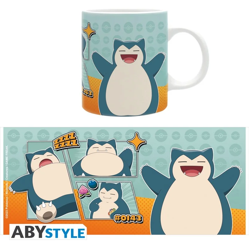 POKEMON - Mug - 320 ml - Ronflex Bande Dessinée - subli x2