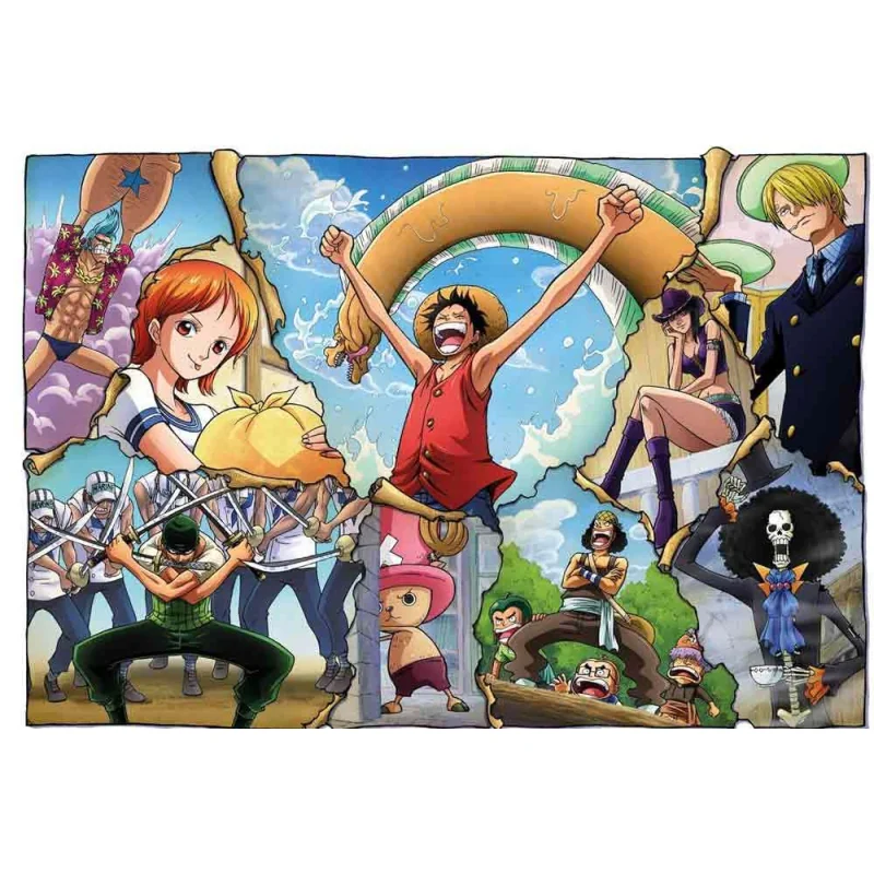 Anime Puzzle Collection - Cube500 One Piece: The Crew - Jigsaw Puzzle 500 Pcs