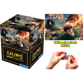 Anime Puzzle Collection - Cube500 Attack On Titans: Eren & Mikasa - Jigsaw Puzzle 500 Pcs