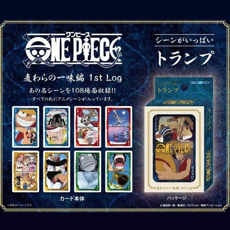 ONE PIECE - 56 PLAYING CARDS - 1st LOG EDITION