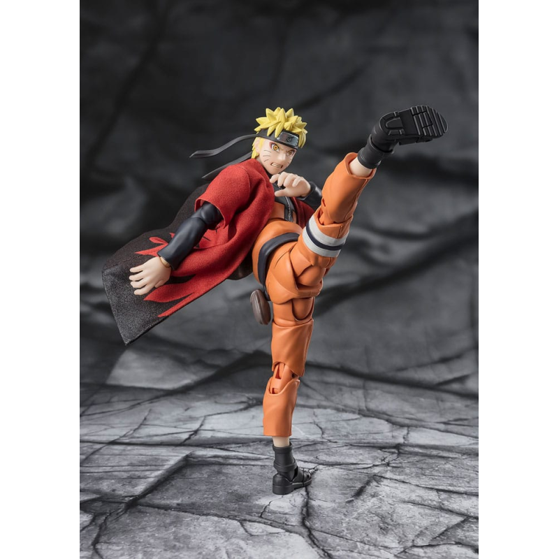 Naruto Shippuden figurine S.H. Figuarts Naruto Uzumaki (Sage Mode) - Savior of Konoha 15 cm