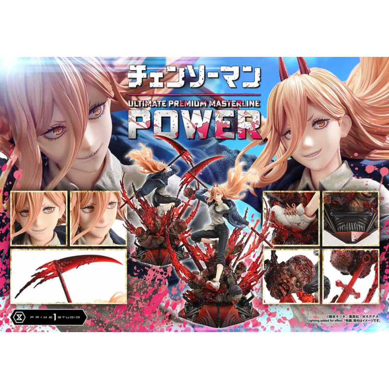 Chainsaw Man statuette Ultimate Premium Masterline Series 1/4 Power Deluxe Bonus Version 66 cm