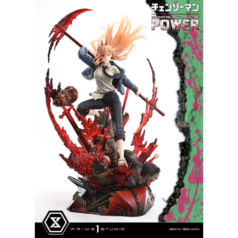 Chainsaw Man statuette Ultimate Premium Masterline Series 1/4 Power Deluxe Bonus Version 66 cm