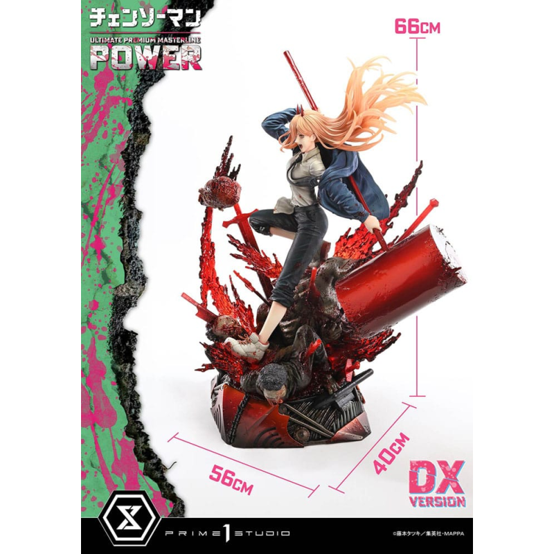 Chainsaw Man statuette Ultimate Premium Masterline Series 1/4 Power Deluxe Bonus Version 66 cm