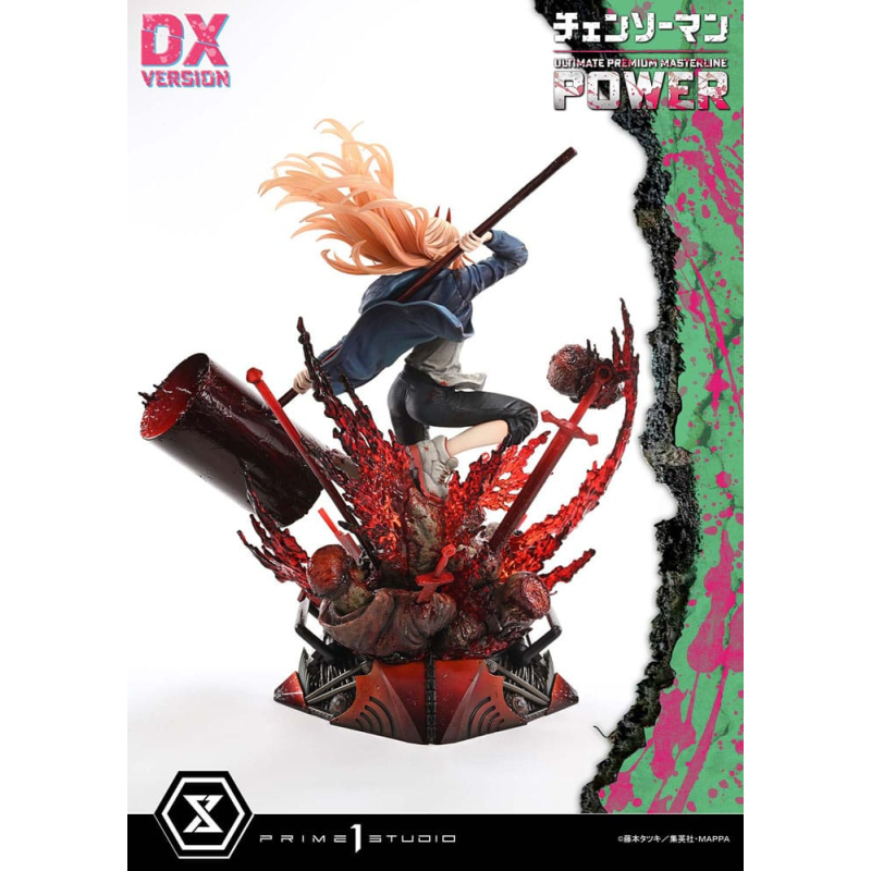 Chainsaw Man statuette Ultimate Premium Masterline Series 1/4 Power Deluxe Bonus Version 66 cm