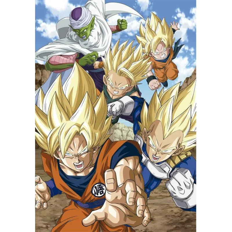 DRAGON BALL - Super Saiyan - Puzzle Super Color 104P