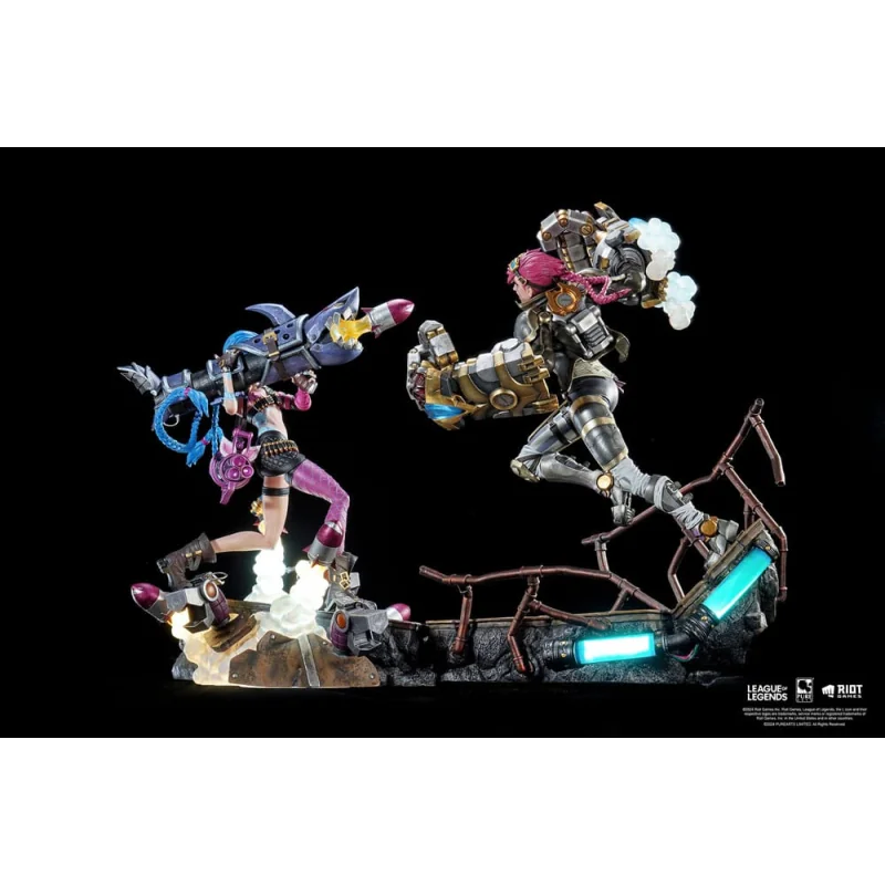 League of Legends pack 2 statuettes 1/6 Vi & Jinx