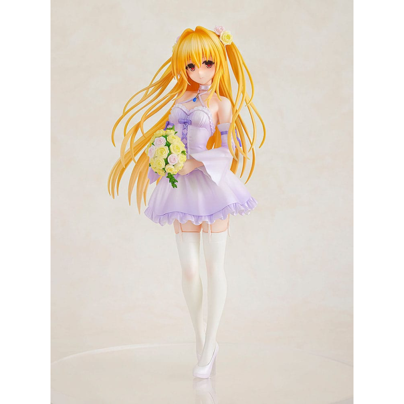 To Love-Ru Darkness statuette PVC 1/7 Golden Darkness Wedding Dress Ver. 23 cm