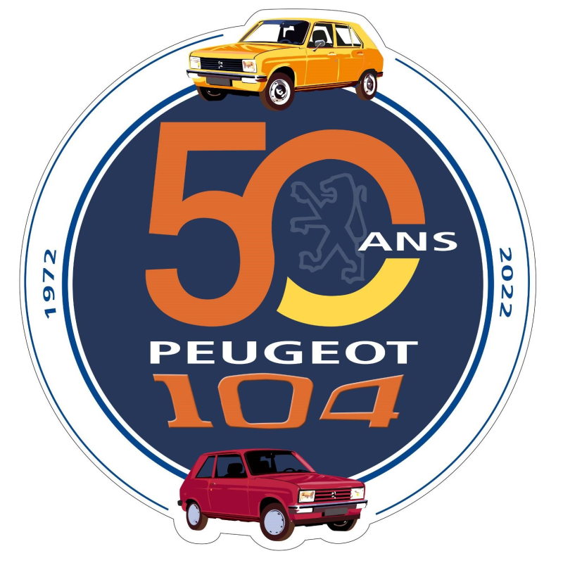 PEUGEOT 104 1972 "3M58 - LA 4 PORTES LA PLUS COURTE D'EUROPE"