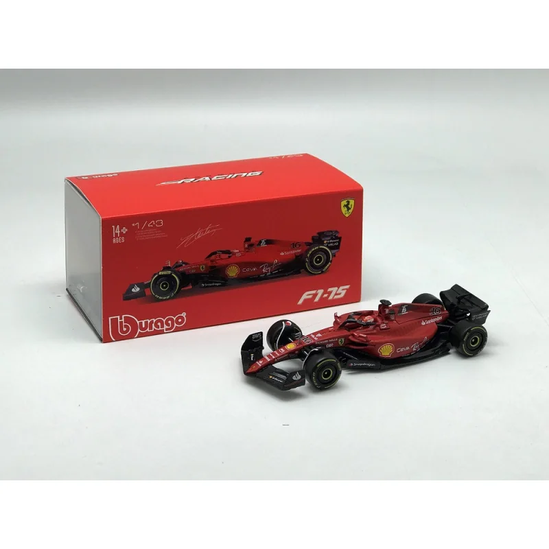 FERRARI F1 F1-75 TEAM SCUDERIA FERRARI 16 CHARLES LECLERC 2022 (PACKAGING PREMIUM)