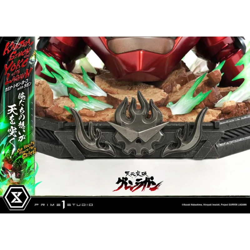 Gurren Lagann statuette Ultimate Premium Masterline Series 1/4 Kamina, Simon & Yoko with Lagann 97 cm