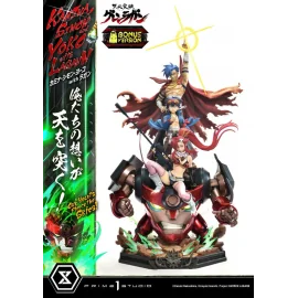 Gurren Lagann statuette Ultimate Premium Masterline Series 1/4 Kamina, Simon & Yoko with Lagann Deluxe Bonus Version 97 cm