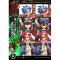 Gurren Lagann statuette Ultimate Premium Masterline Series 1/4 Kamina, Simon & Yoko with Lagann Deluxe Bonus Version 97 cm