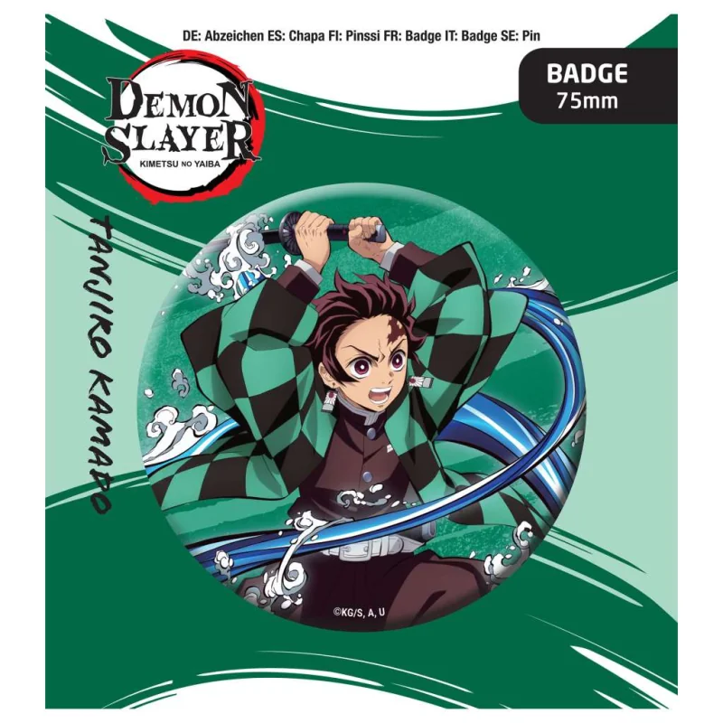 Demon Slayer Button Badge Tanjiro Kamado