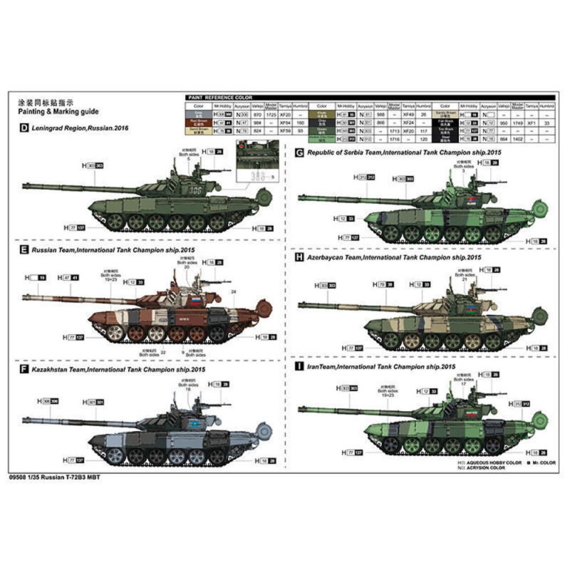 T-72B3 MBT soviétique