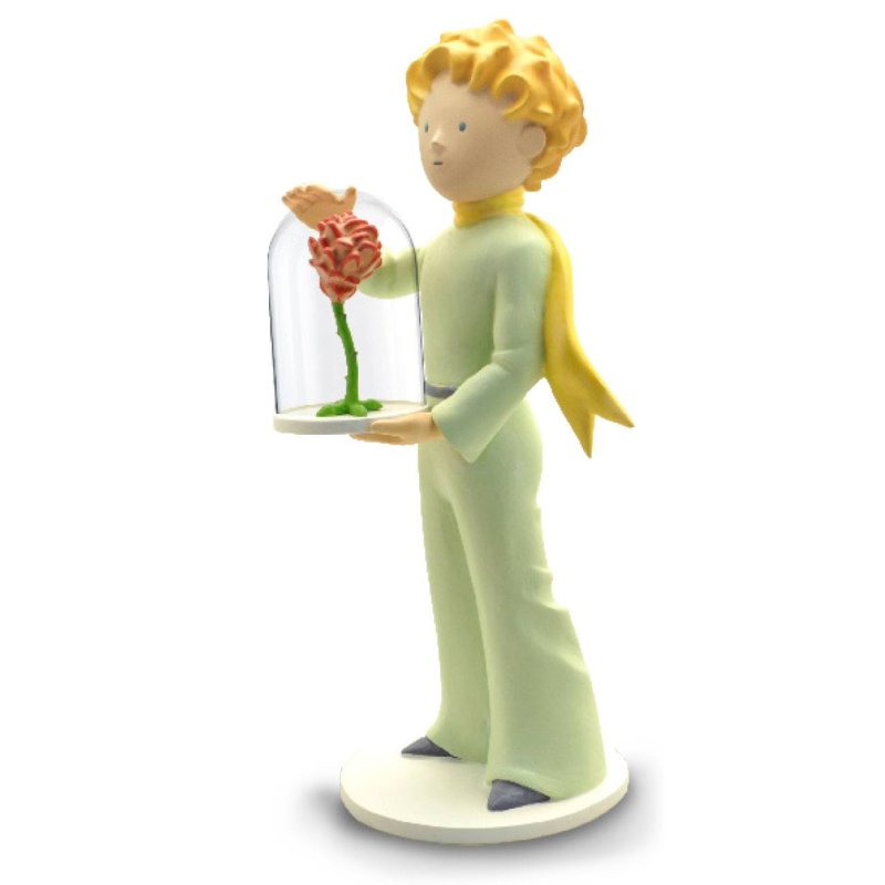 Le Petit Prince statuette Collector Collection Le Petit Prince et la rose 21 cm