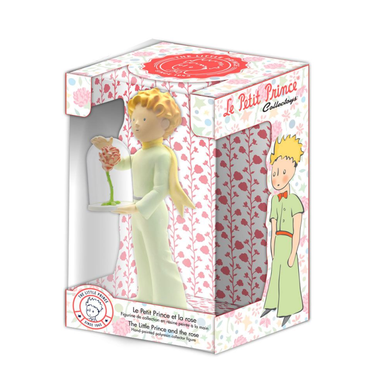 Le Petit Prince statuette Collector Collection Le Petit Prince et la rose 21 cm