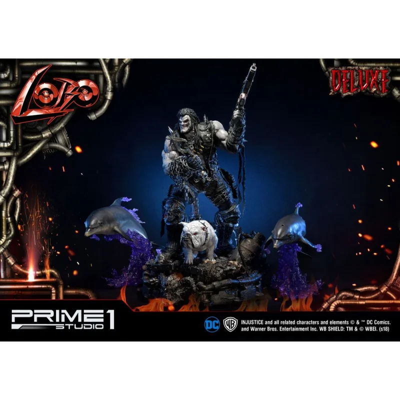 Injustice Gods Among Us statuette 1/3 Lobo Deluxe Version 98 cm