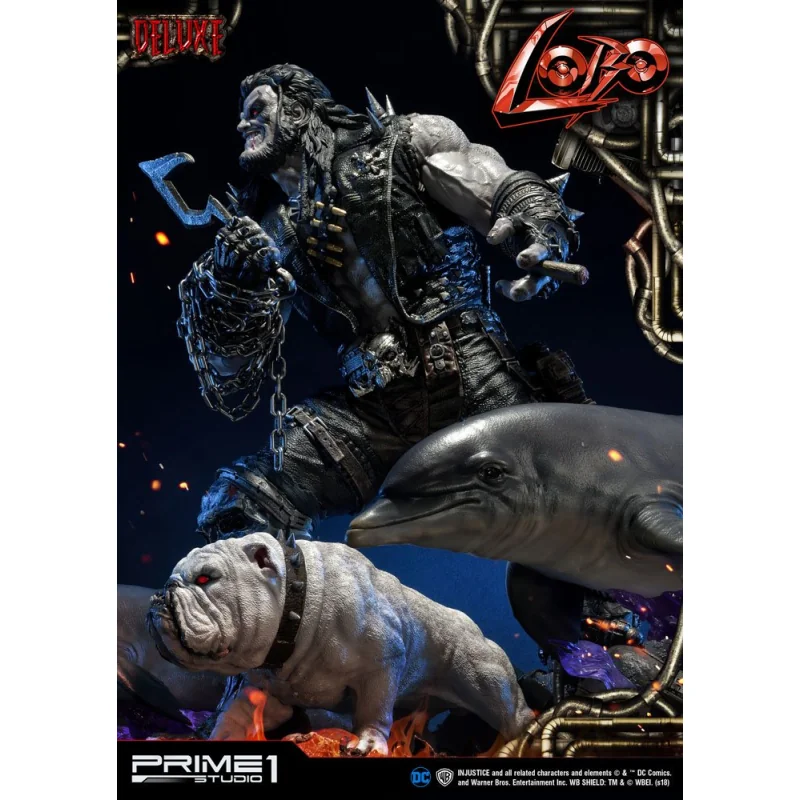 Injustice Gods Among Us statuette 1/3 Lobo Deluxe Version 98 cm