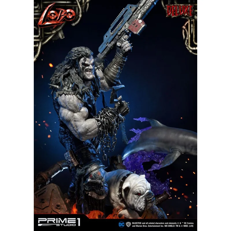 Injustice Gods Among Us statuette 1/3 Lobo Deluxe Version 98 cm