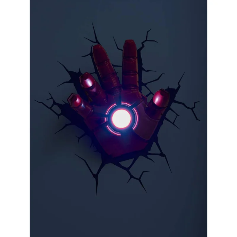 Avengers lampe 3D LED Iron Man Hand