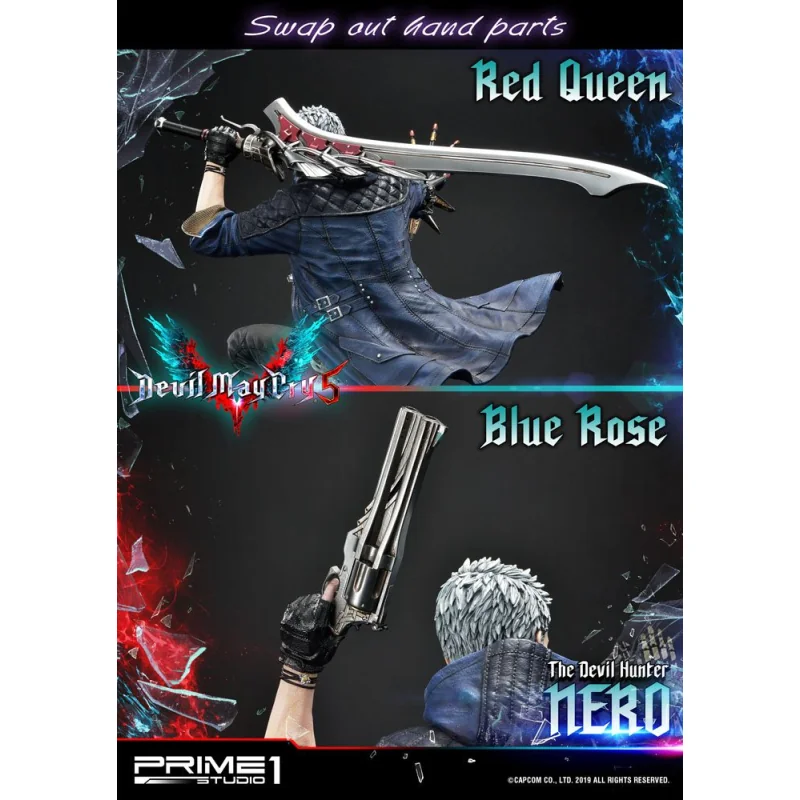 Devil May Cry 5 statuette Nero Deluxe Ver. 70 cm