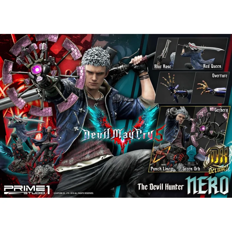 Devil May Cry 5 statuette Nero Deluxe Ver. 70 cm