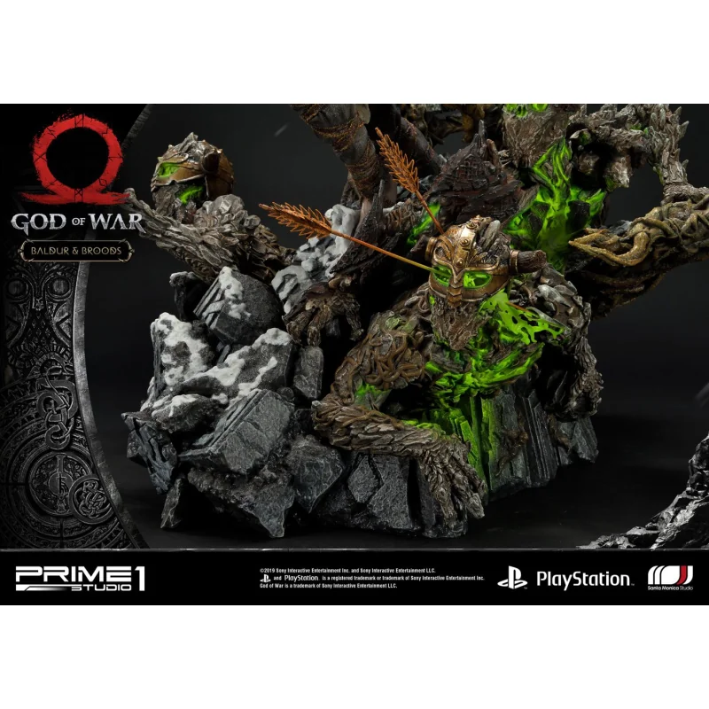 Statuette God of War (2018) Baldur & Broods 62 cm