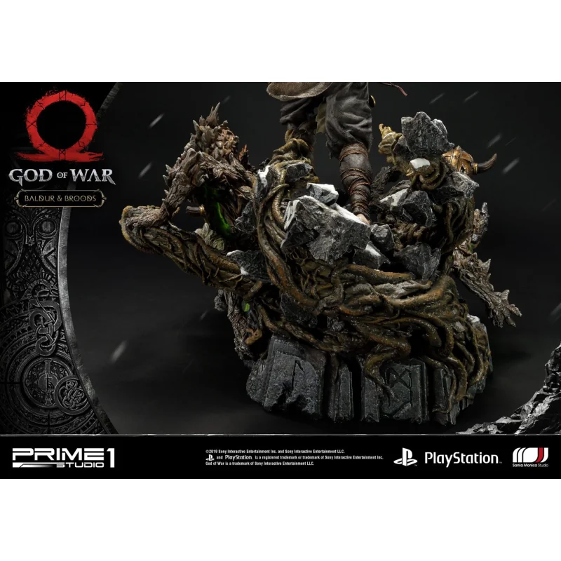 Statuette God of War (2018) Baldur & Broods 62 cm