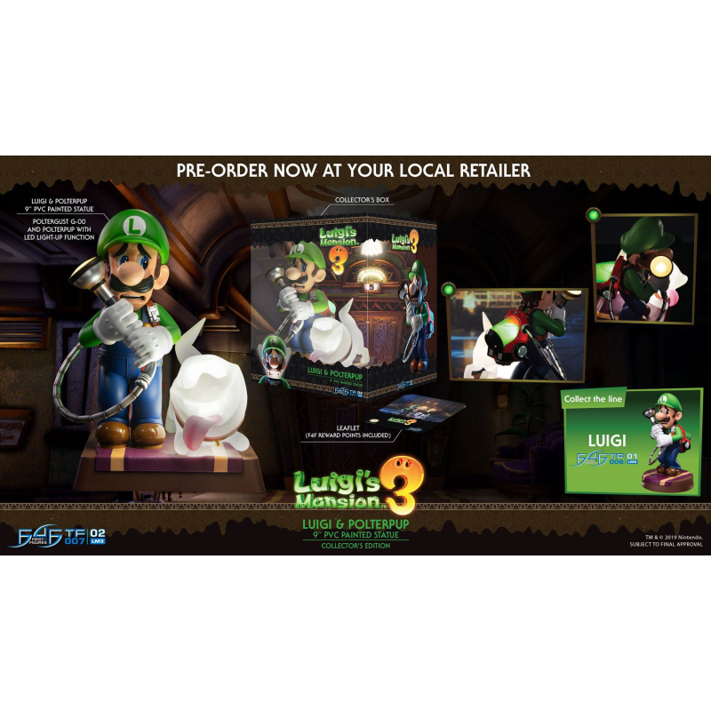 Luigi's Mansion – PVC Figure Luigi's Mansion 3 Luigi Collector Ver.