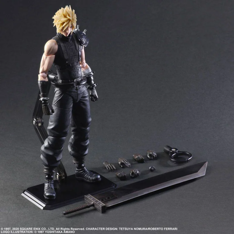 Final Fantasy VII Remake Play Arts Kai figurine Cloud Strife Ver. 2 27 cm