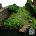 Le Hobbit : Un voyage inattendu Diorama Hobbiton Mill & Bridge 31 x 17 cm