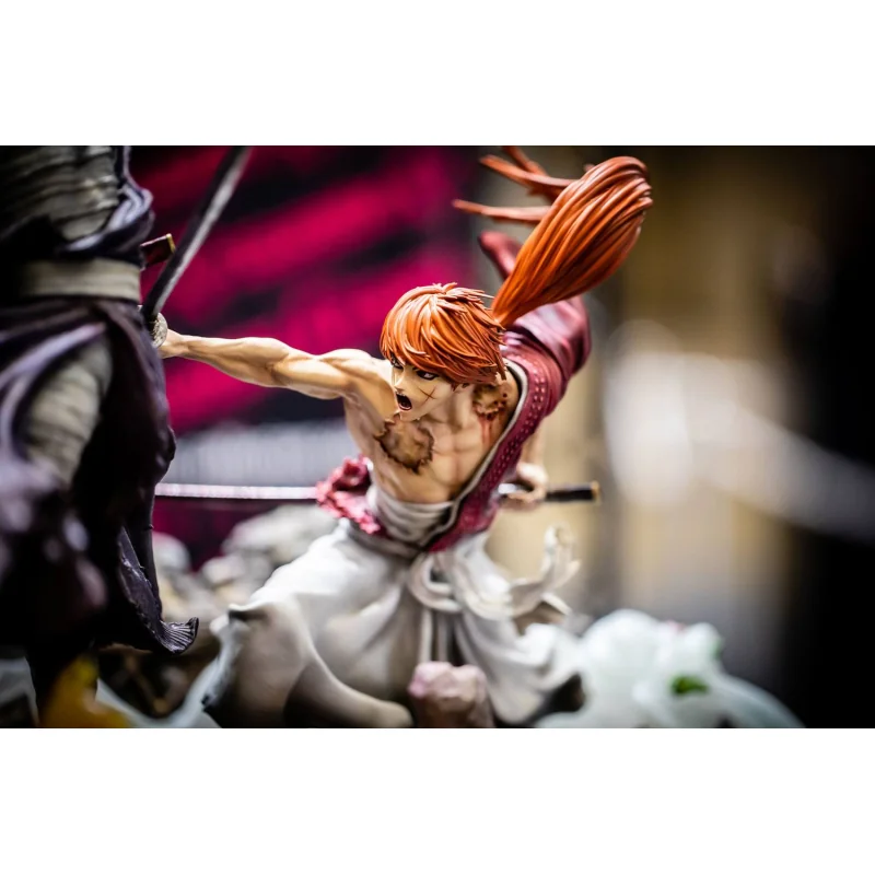 Rurouni Kenshin statuette Elite Exclusive 1/6 Kenshin vs. Shishio 25th Anniversary Edition 60 cm